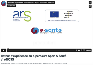 Lien vers une vidéo sur l'interview de Julien Auviste de Sport et Santé